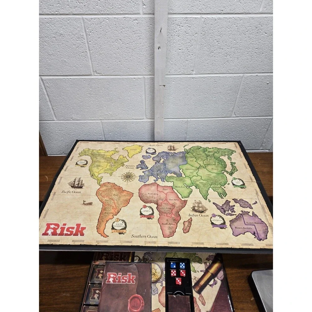Risk The Game of Strategic Conquest Board Game Hasbro 2015 Modern Complete